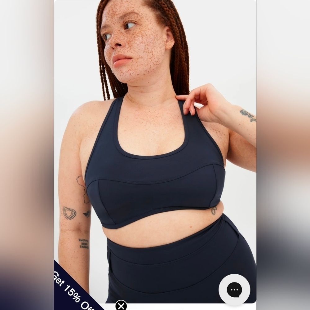 NWT Girlfriend Collective Skyline Connie Curved Bra Size 2x